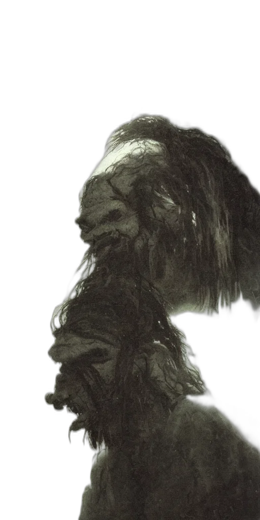 creature, mask, face, hair transparent PNG cut-out