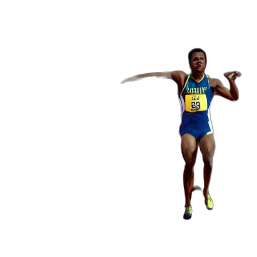 sprinters, vying, gold, track transparent PNG cut-out