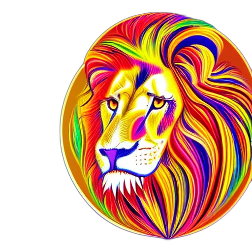 beautiful, majestic, colorful, vibrant transparent PNG cut-out