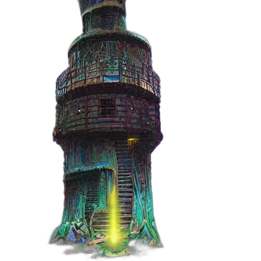 bottle, building, weapon, robot transparent PNG cut-out
