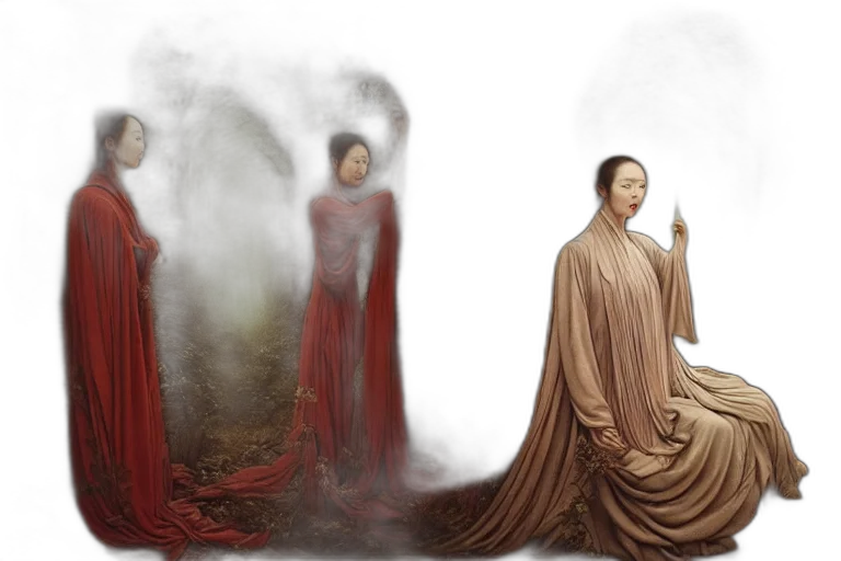 fantasy art, concept art, photorealistic, oil painting transparent PNG cut-out