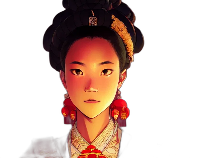 face, crown, concept art, fantasy art transparent PNG cut-out