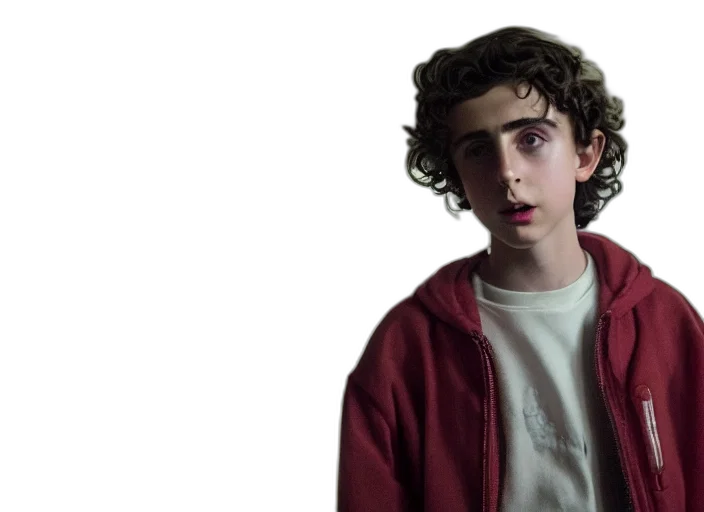jacket, face, hair, photorealistic, concept art, cartoon, neon lights, timothee transparent PNG cut-out