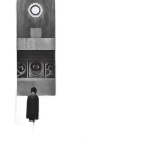 robot, dress, building, face transparent PNG cut-out