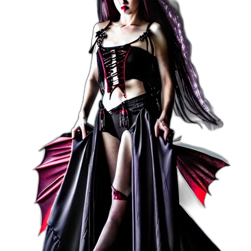 dress, staff, concept art, fantasy art transparent PNG cut-out