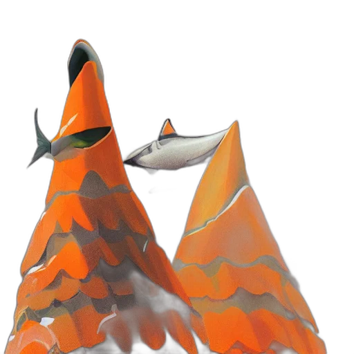 hat, crown, creature, animal, concept art, 3d render, fantasy art, watercolor transparent PNG cut-out