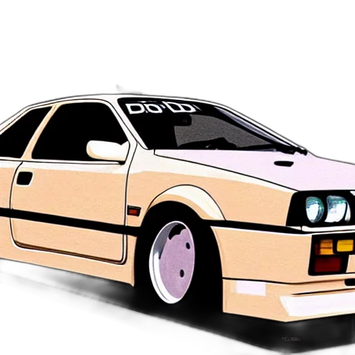 car, photorealistic, concept art, anime transparent PNG cut-out
