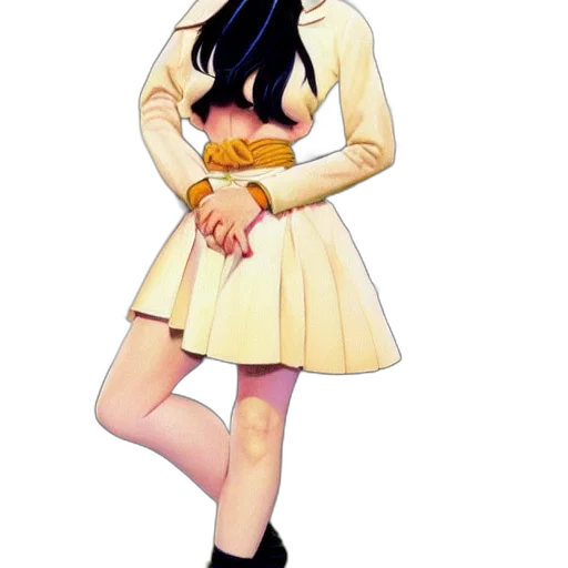 dress, staff, jacket, cartoon transparent PNG cut-out