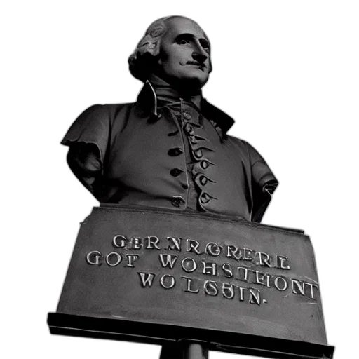 staff, george, washington transparent PNG cut-out