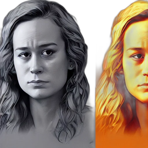 face, photorealistic, concept art, comic book art transparent PNG cut-out