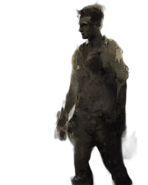 face, staff, robot, creature transparent PNG cut-out