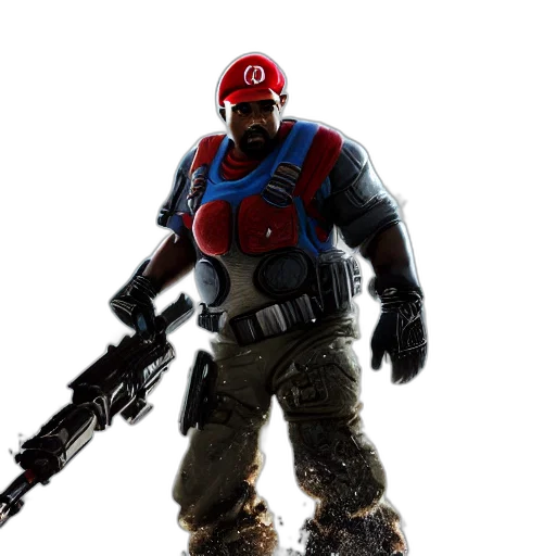 weapon, concept art, 3d render, comic book art transparent PNG cut-out
