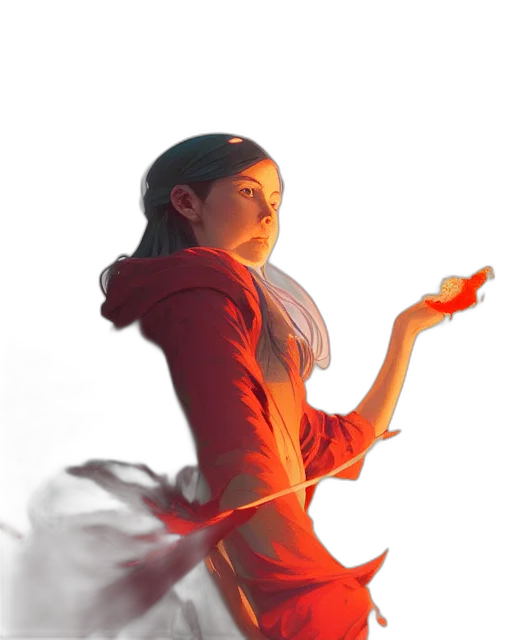 dress, staff, sword, jacket, concept art, photorealistic, fantasy art, 3d render transparent PNG cut-out