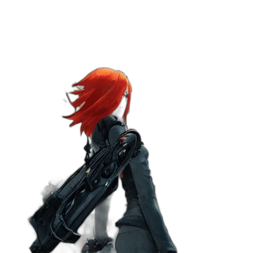 robot, weapon, jacket, staff transparent PNG cut-out