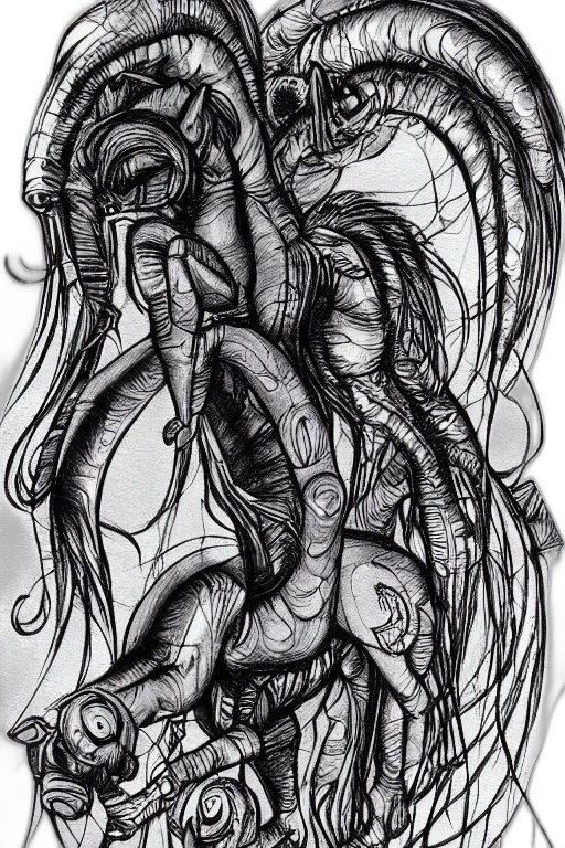 dragon, creature, animal, robot transparent PNG cut-out