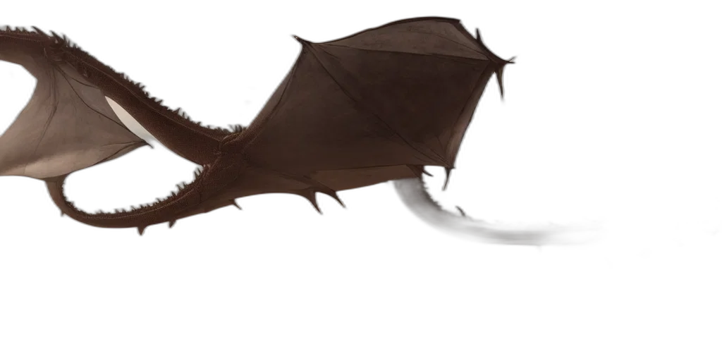 dragon, creature, animal, staff, concept art, 3d render, fantasy art, photorealistic transparent PNG cut-out