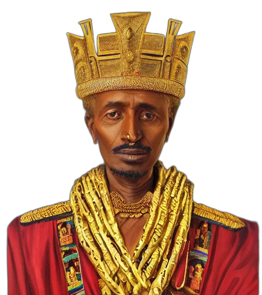 crown, face, staff, photorealistic transparent PNG cut-out