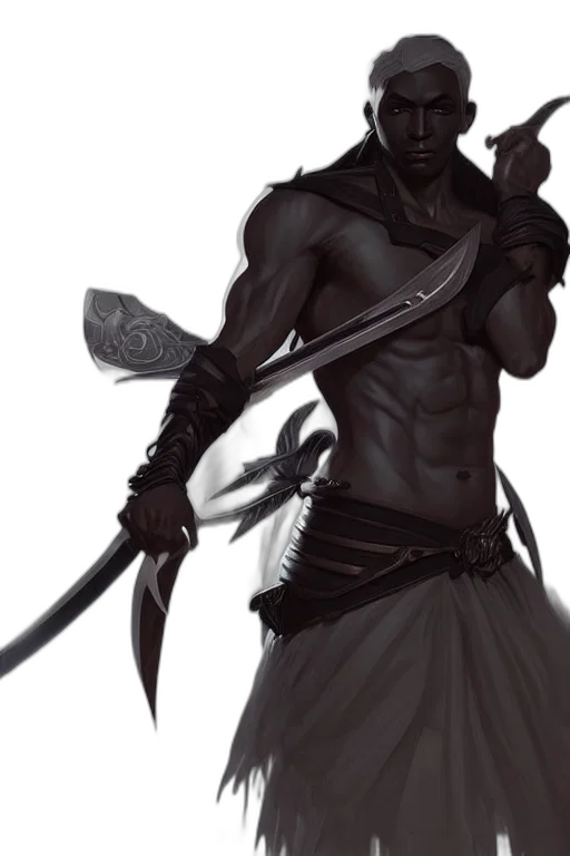 sword, weapon, staff, fantasy art, concept art, comic book art, pixel art, dark transparent PNG cut-out