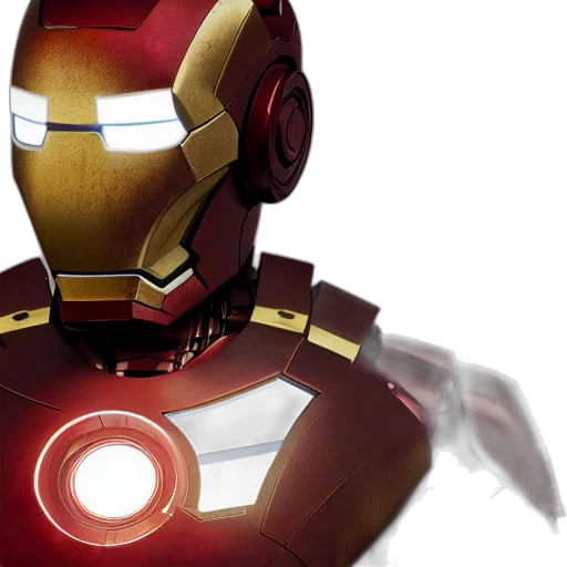3d render, concept art, comic book art, still, photo, steampunk, iron, man transparent PNG cut-out