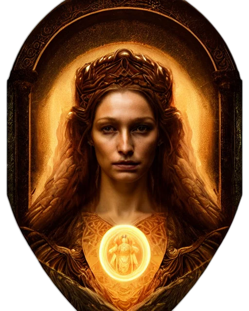 face, crown, jewelry, fantasy art transparent PNG cut-out