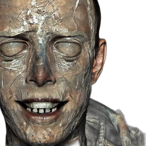 face, mask, robot, 3d render transparent PNG cut-out
