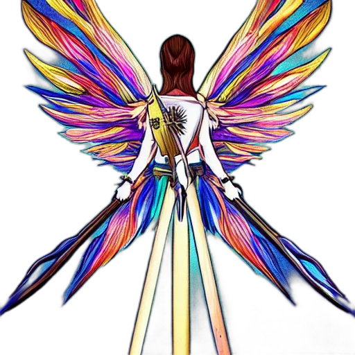 staff, fantasy art, concept art, pixel art, watercolor, colorful, pastel, medieval transparent PNG cut-out