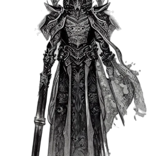 staff, sword, mask, weapon, concept art, fantasy art, comic book art, pixel art transparent PNG cut-out