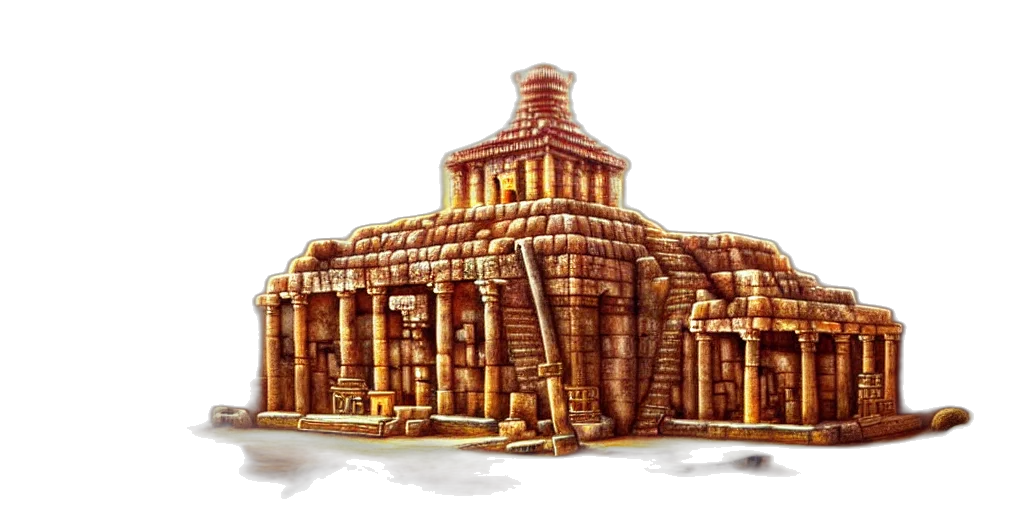 building, furniture, concept art, 3d render, fantasy art, pixel art, illusion, painting transparent PNG cut-out