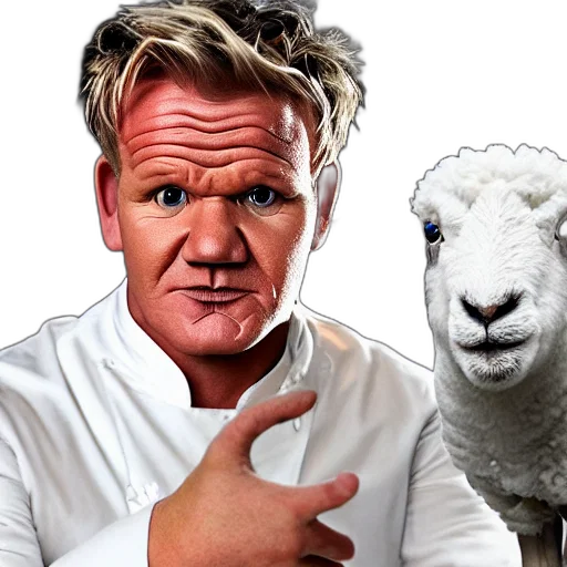 animal, gordon, ramsay, ram, sheep transparent PNG cut-out