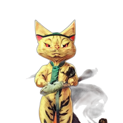 staff, fantasy art, concept art, pixel art, comic book art, kazuo, koike, wearing transparent PNG cut-out