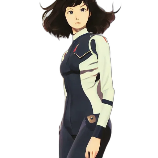 jacket, dress, robot, staff transparent PNG cut-out
