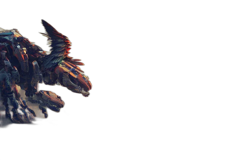 dragon, creature, animal, weapon, pixel art, fantasy art, concept art, 3d render transparent PNG cut-out