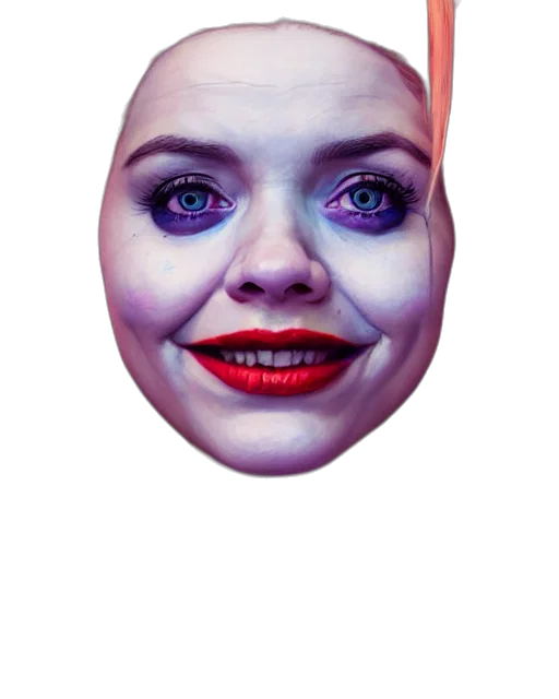 mask, face, creature, crown, photorealistic, concept art, 3d render, pixel art transparent PNG cut-out