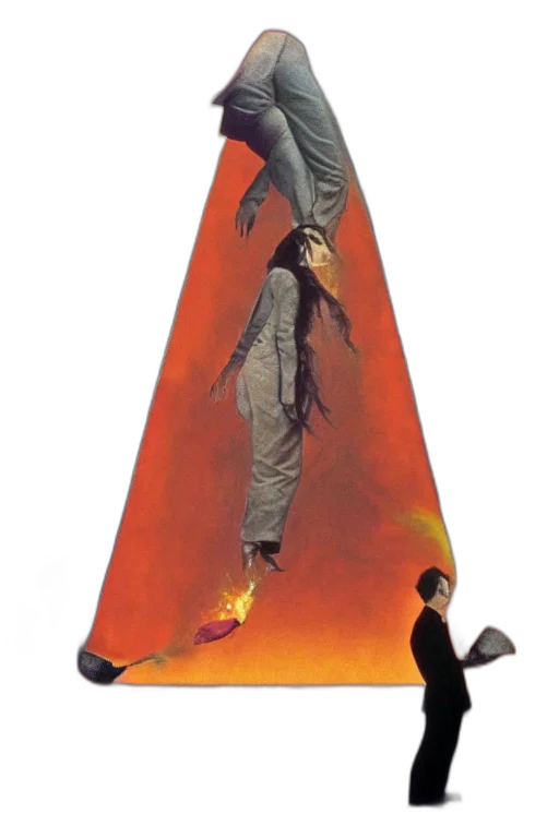 umbrella, staff, jacket, sword transparent PNG cut-out