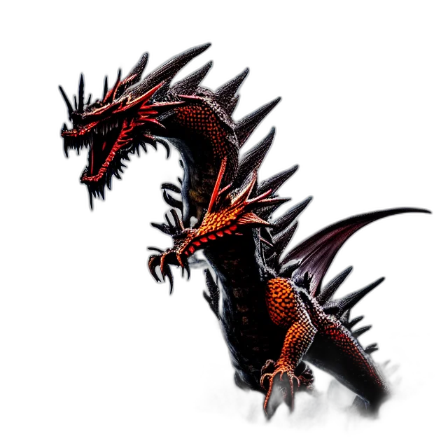 dragon, creature, animal, weapon transparent PNG cut-out