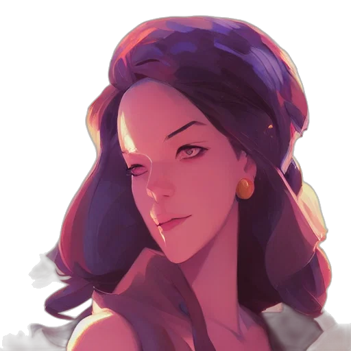 face, crown, dress, staff transparent PNG cut-out