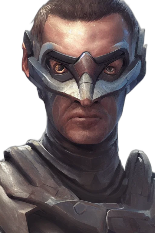 mask, face, robot, concept art transparent PNG cut-out