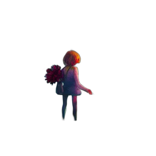 flower, dress, creature, jacket transparent PNG cut-out