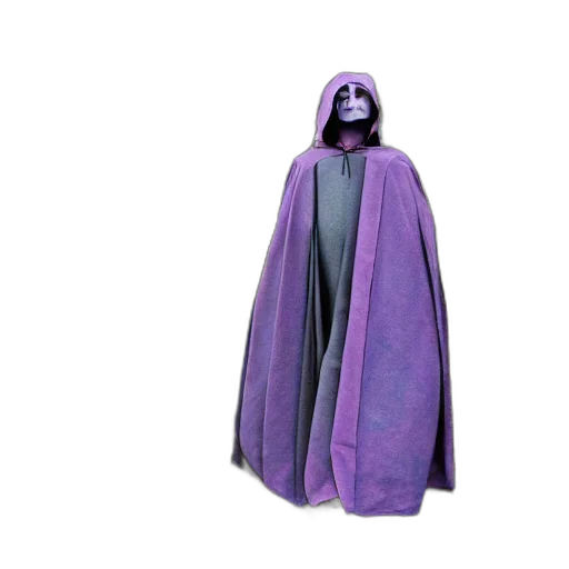 jacket, dress, mask, staff transparent PNG cut-out
