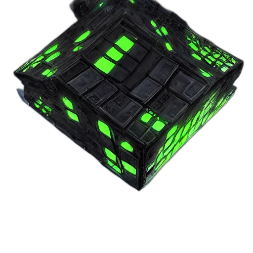 jewelry, building, jacket, robot, cyberpunk, 3d render, pixel art, concept art transparent PNG cut-out