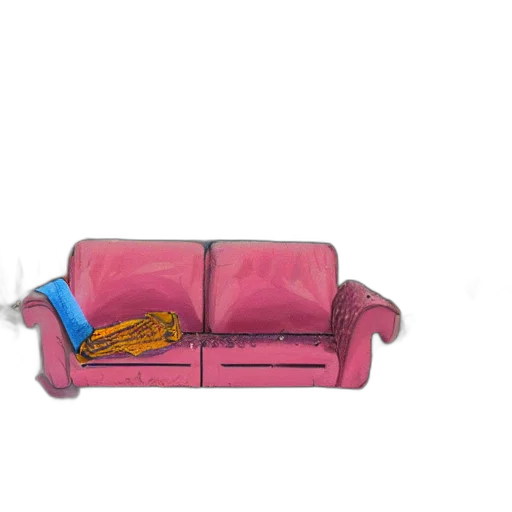 furniture, shoes, animal, crown, 3d render, photorealistic, concept art, vaporwave transparent PNG cut-out