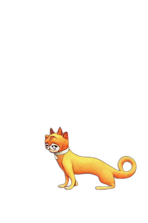 staff, animal, crown, creature transparent PNG cut-out