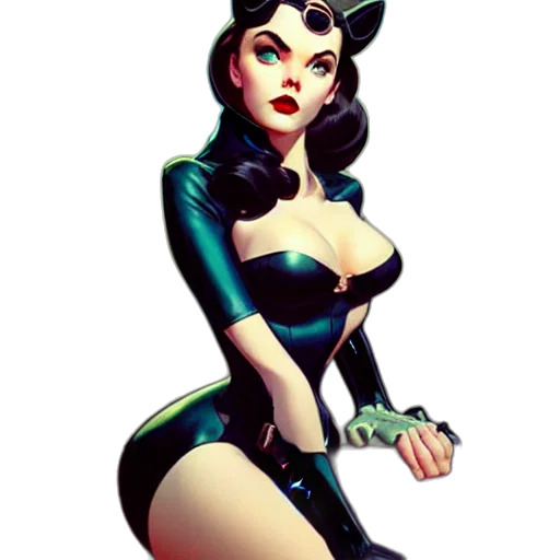 comic book art, concept art, cartoon, fantasy art transparent PNG cut-out