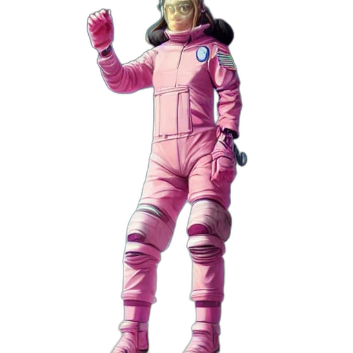 jacket, staff, robot, concept art transparent PNG cut-out
