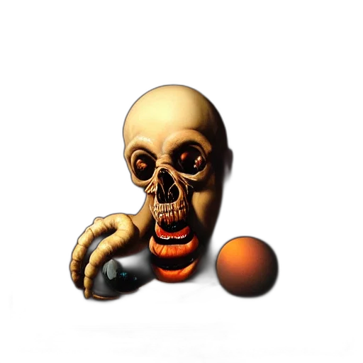 mask, face, robot, creature, 3d render, pixel art, concept art, photorealistic transparent PNG cut-out