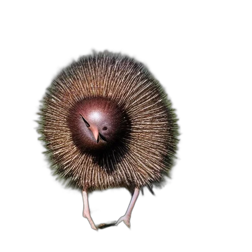 hair, creature, animal, staff, 3d render, photorealistic, concept art, earth tones transparent PNG cut-out