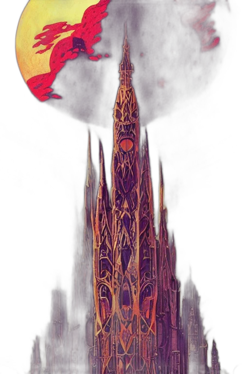 staff, crown, sword, concept art transparent PNG cut-out