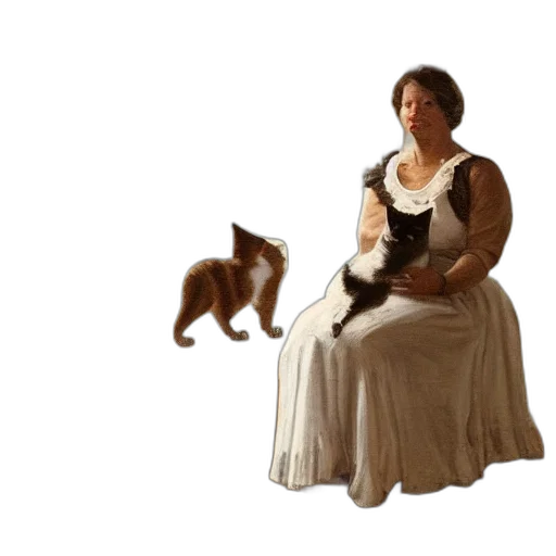 animal, dress, staff, concept art transparent PNG cut-out