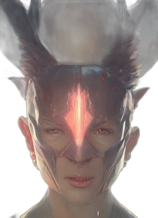 face, mask, creature, dragon transparent PNG cut-out