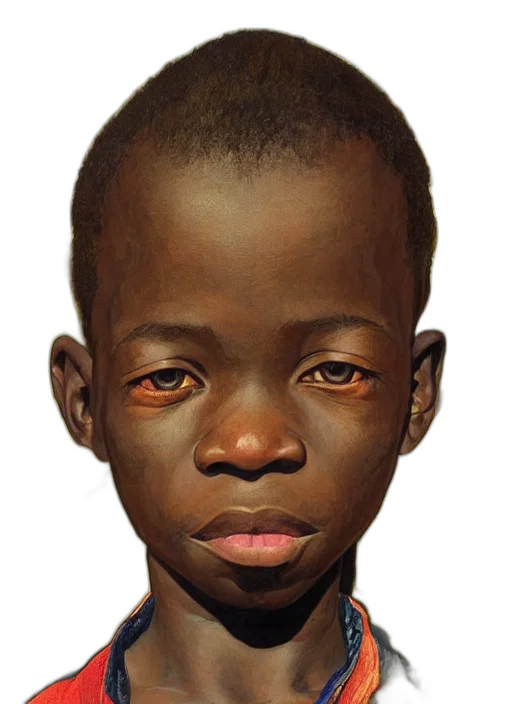 face, mask, animal, creature, photorealistic, oil painting, concept art, 3d render transparent PNG cut-out